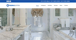 Desktop Screenshot of pedrasafira.com.br
